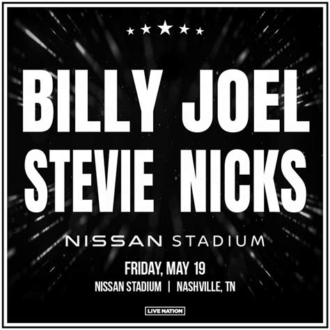 Billy Joel & Stevie Nicks | Downtown Nashville