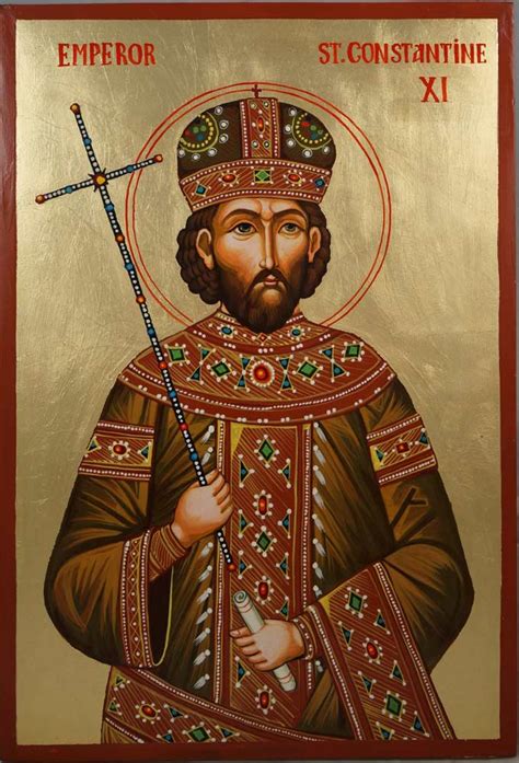 Emperor St Constantine XI Orthodox Icon - BlessedMart