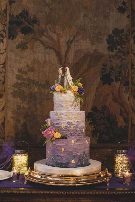 Rapunzel Wedding Cake by Le Petit Sweet - Great List of Disney Wedding ...