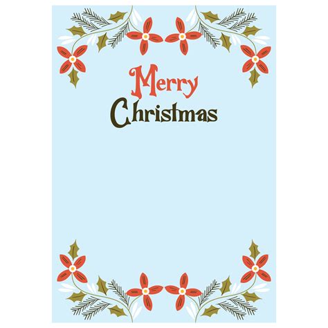 Christmas Cards Front And Back For Teachers - 10 Free PDF Printables | Printablee