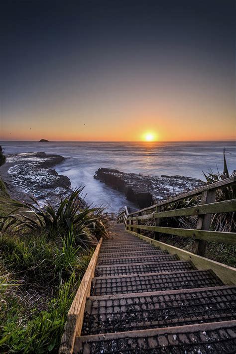 Muriwai sunset Photograph by Deon Hamilton