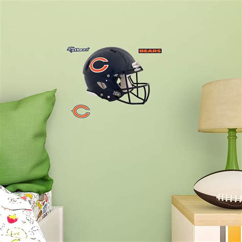 Small Chicago Bears Helmet Teammate Decal | Shop Fathead® for Chicago ...