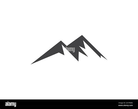 vector mountain and outdoor adventures logo, Mountain Logo Template ...