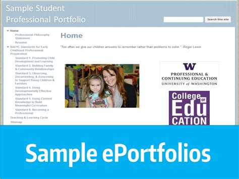 ECFS ePortfolio Resources - College of Education Technology Center