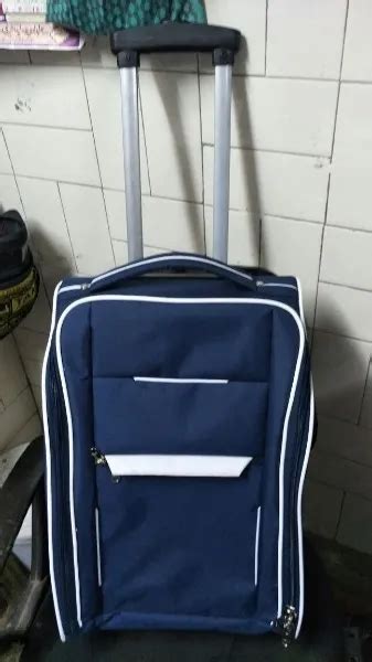 Nylon Plain Blue Trolley Bag at best price in Mumbai | ID: 18090575012