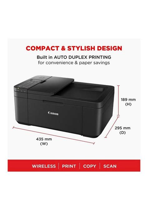 Canon PIXMA TR4750i All-in-One Wireless Wi-Fi Printer - Black | littlewoods.com