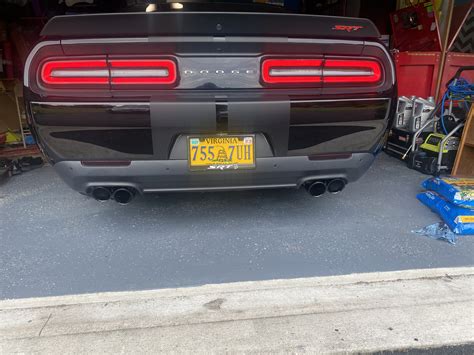 Trackhawk exhaust tips | Dodge Challenger Forum