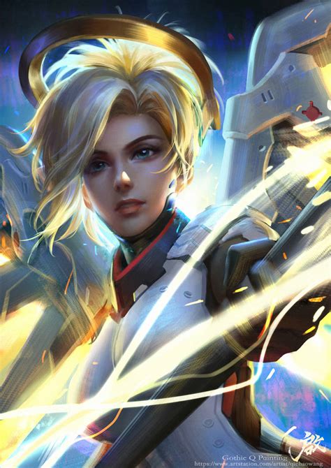 OVERWATCH MERCY by GothicQ on DeviantArt