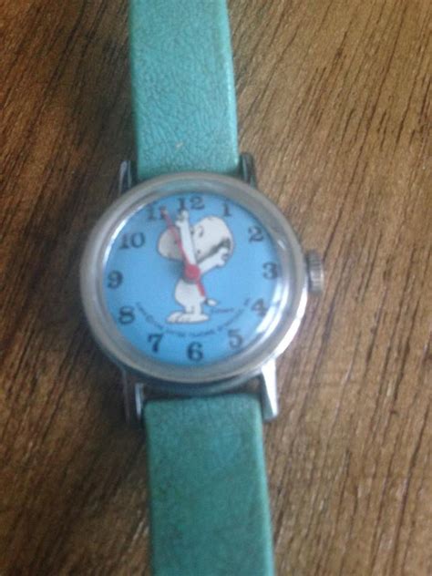 Vintage Timex Snoopy Peanuts Features Syndicate Watch Blue Dial Wind up w/Band | Vintage, Etsy ...