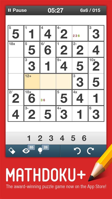 Mathdoku+ Sudoku Style Math & Logic Puzzle Game Tips, Cheats, Vidoes ...