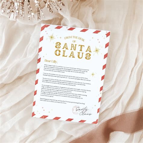 Letter From Santa, Secret Santa Ideas, Santa Letters, Nice List ...