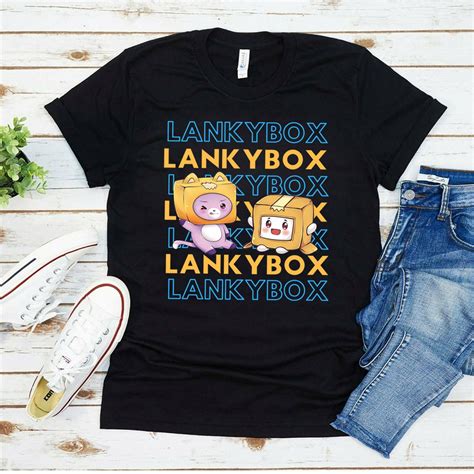 Lanky Box T Shirt Kids Boys Girls Present Tee Top Funny | Etsy