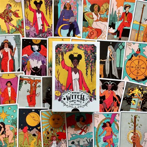 Modern Witch Tarot Deck & Guidebook | Little Red Tarot | Witch tarot, Witches tarot deck, Tarot ...