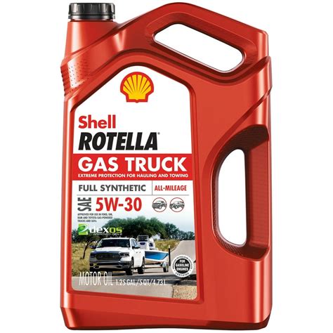 Shell Rotella Gas Truck Full Synthetic Motor Oil 5W-30, 5 Quart - Walmart.com - Walmart.com