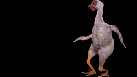 Samba Dancing Chicken - 3D model by BlueDog [a132f45] - Sketchfab