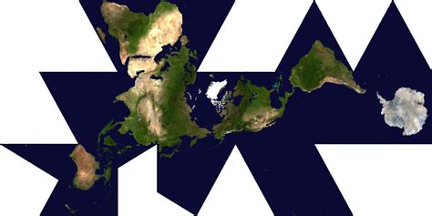 Dymaxion Map (2048 × 1024) : MapPorn