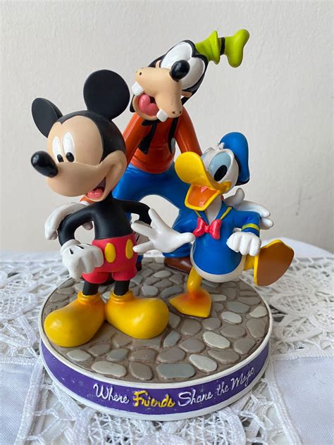 Authentic Disney Mickey, Donald & Goofy Bobblehead Figurine, Hobbies ...