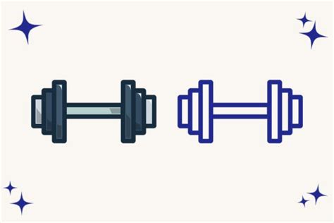 Barbell Icon Logo Illustration Graphic by namanyastudios · Creative Fabrica