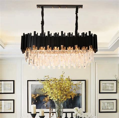 Black Modern Crystal Chandelier – Light Trend