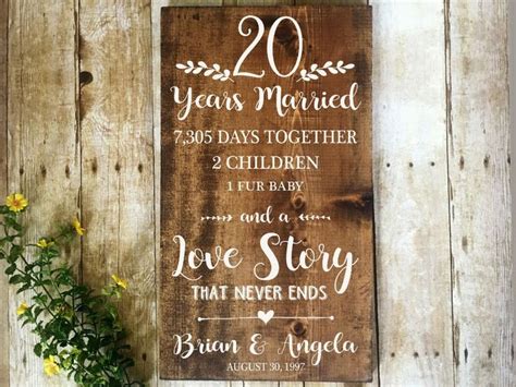 The Top 30 Gifts for the 20th Wedding Anniversary | 20th anniversary gifts, 20th anniversary ...