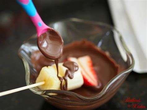 Chocolate Drizzled Fruit Kabobs - Gathered In The Kitchen