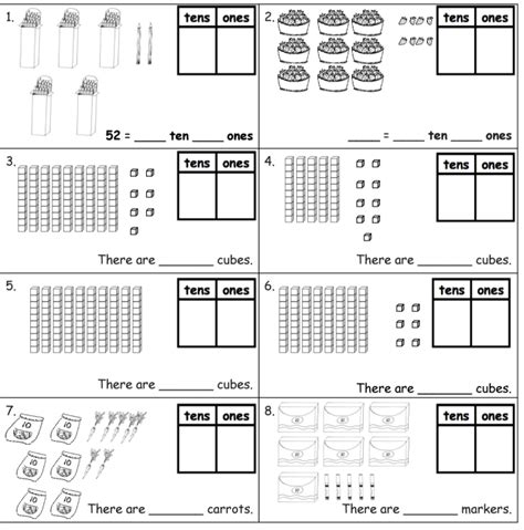 Tens And Ones Math Worksheets For St Grade Place Values Tens Ones | Hot Sex Picture