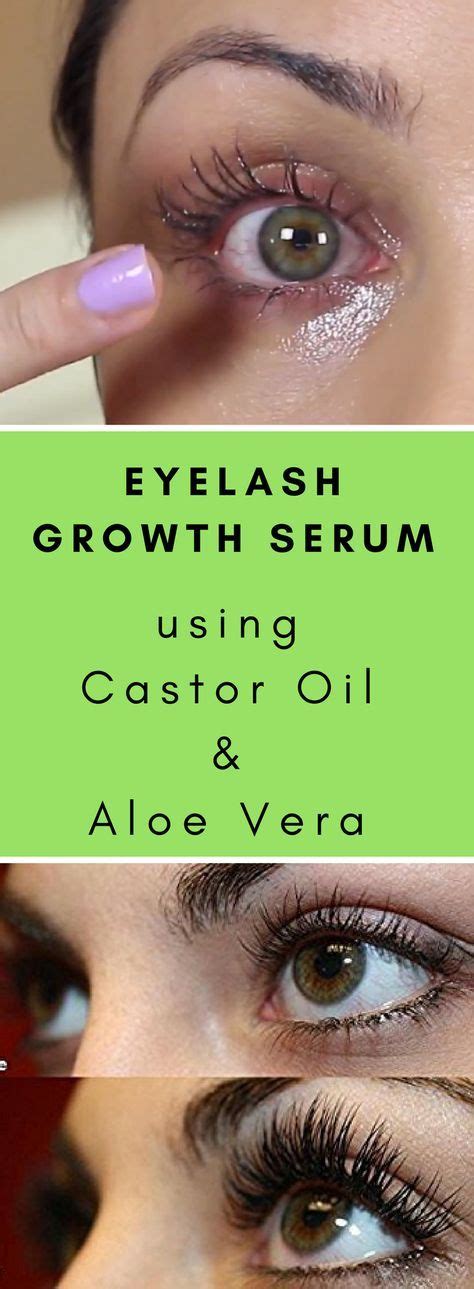 homemade eyelash growth serum using all natural ingredients | Eyelash ...