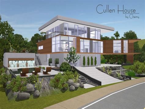 My interpretation of the Cullen House from the movie, Twilight, this ...