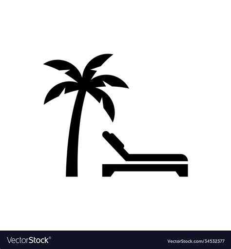 Sea beach icon Royalty Free Vector Image - VectorStock