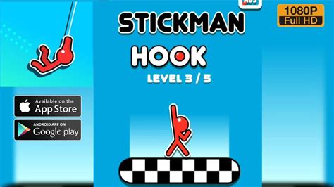 Stickman Hook (Android/IOS) Gameplay Full HD by Madbox - YouTube