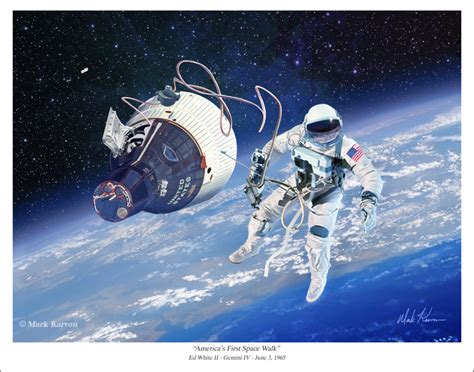 Gemini IV - "America's First Space Walk" – Mark Karvon Art Studios