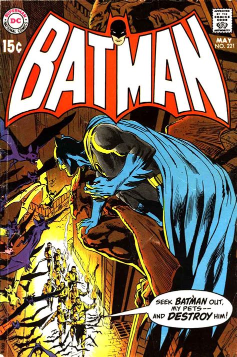 Batman #221 - Neal Adams cover - Pencil Ink