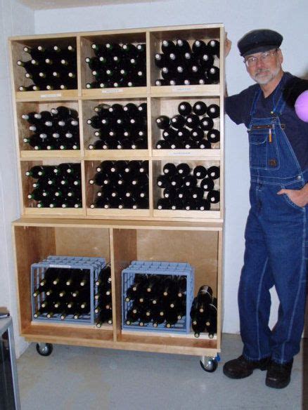 Bulk Storage Wine Racks for Home Made Wine | Homemade wine rack, Wine storage, Wine rack