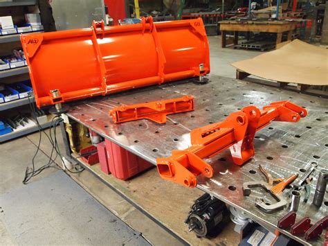 Ai2 Products Kubota BX attachments 60" loader mounted snow plow back ...