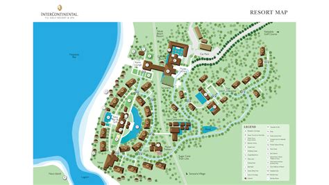 Intercontinental Fiji Map