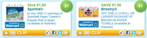 $impli$tic $avings: Sparkle and Brawny Paper Towel Coupons + Walmart Scenarios!