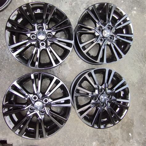 OEM Black Mitsubishi Mirage Mags, Car Parts & Accessories, Mags and ...