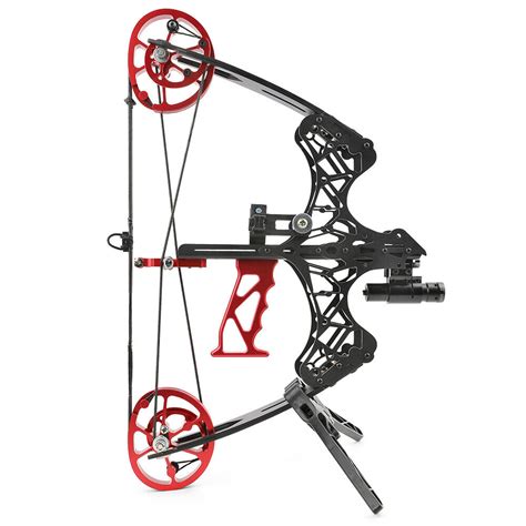 18" Mini Compound Bow 35-38lbs Dual-use Steel Ball Arrows Set Archery ...