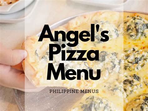 Angel's Pizza Menu Philippines (2024) — Philippine Menus