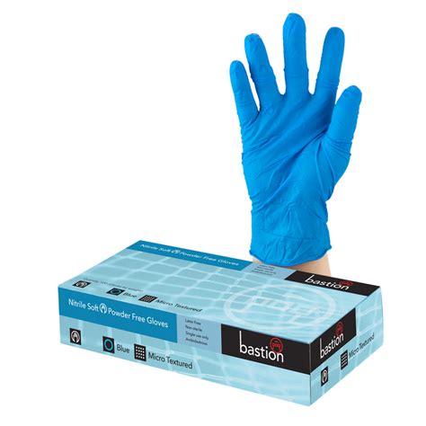 Disposable Nitrile Gloves | Blue Soft Powder Free – Bastion | Bastion Pacific