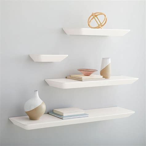 Slim Floating Shelf - White | west elm Canada Young House Love, Small Furniture, Modern ...