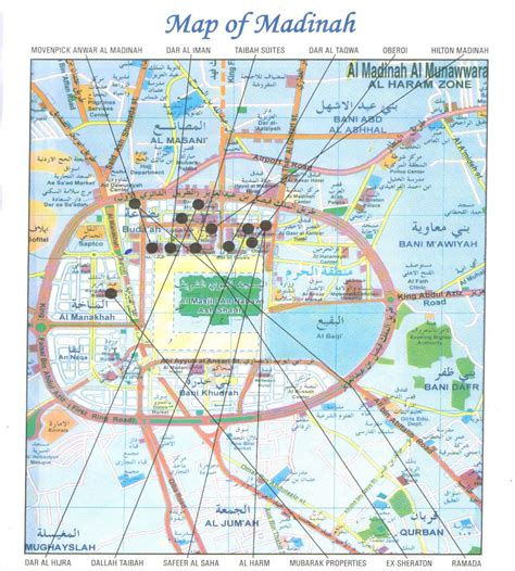 Map of Madinah - Australia's Hajj & Umrah Specialist