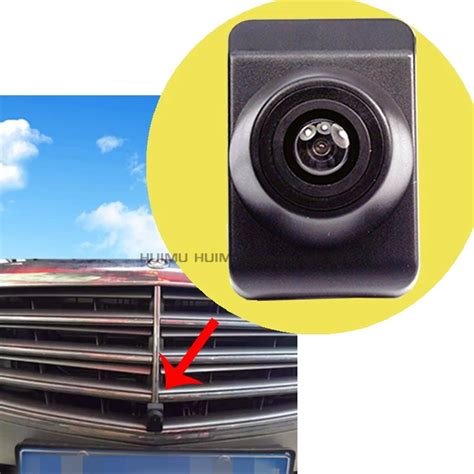 CCD car front view camera for Mercedes Benz calss Benz C 2016 FRONT GRILLE camera HD night ...