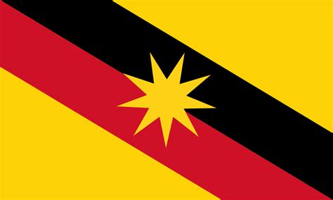 Download Sarawak Flag (PDF, PNG, JPG, GIF, WebP)