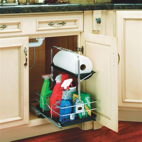 Rev-A-Shelf Undersink Pull-Out Removable Cabinet Organizer 544-10C-5 - Walmart.com