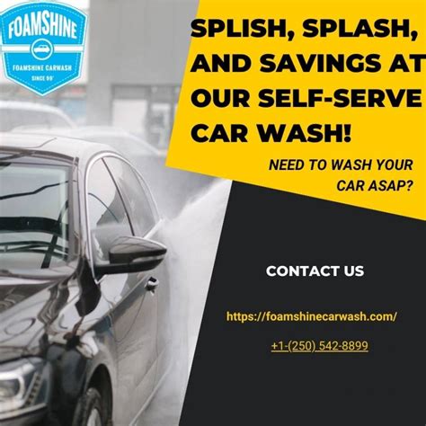 Splish, Splash, and Savings at Our Self-Serve Car Wash!