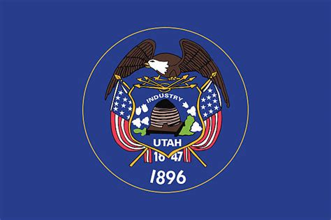 Utah State Flag stock vectors - iStock