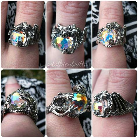 So in love with this Smaug/Arkenstone ring from Badali Jewelry. Had the pleasure of reviewing it ...