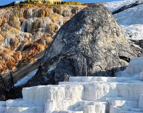 Mammoth Hot Springs Formations Photograph by Heidi Fickinger