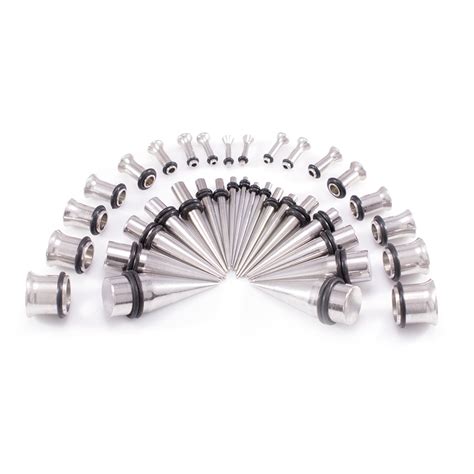 00ga-22mm Tapers and Plugs Stretching Set 24 Pieces